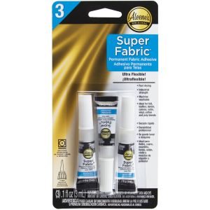 Aleene's Super Fabric Trial Adhesive 3 Per Pkg -