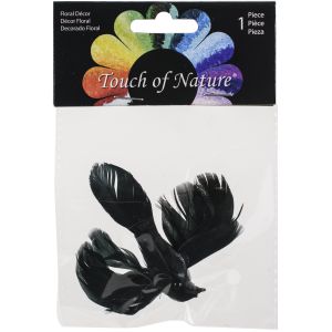 Flying Crow On Wire 2.25 inch Black