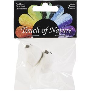 Mini White Doves 1.5 inch 2 Per Pkg -