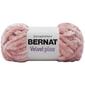 Bernat Velvet Plus Yarn Pink Dust 1 Pack of 1 Skein