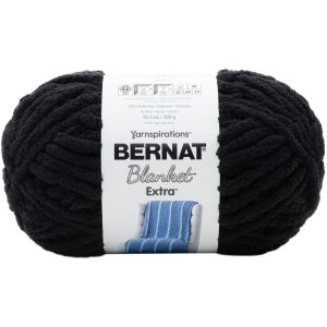 Bernat Blanket Extra Yarn Black 1 Pack of 1 Skein