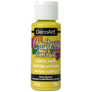 Crafters Acrylic All Purpose Paint 2oz Honey Mustard
