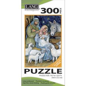 Jigsaw Puzzle 300 Pieces 14.5 inch X20.5 inch Sheep Nativity