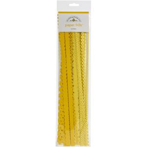 Doodlebug Paper Frills 12 Inch Strips Bumblebee