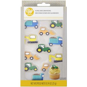 Icing Decorations 12 Per Pkg -Truck
