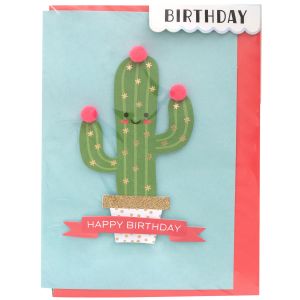Crate Paper Greeting Card-Birthday Cactus
