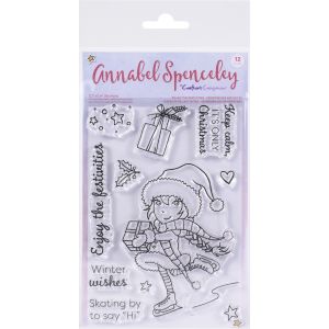 Crafter's Companion Clear Stamps By Annabel Spenceley-Enjoy The Festivities