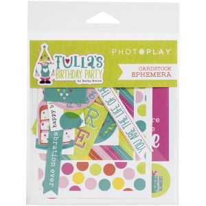 Tulla's Birthday Ephemera Cardstock Die-Cuts- 