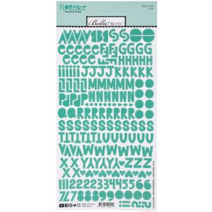 Bella Besties Florence Alphabet Stickers-Gulf