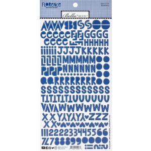Bella Besties Florence Alphabet Stickers-Blueberry