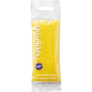 Sanding Sugar Pouch 1.4oz. Yellow