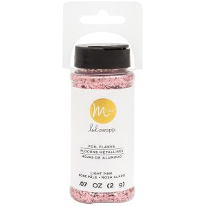 Heidi Swapp Minc Foil Flakes -Light Pink
