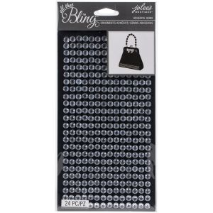 Jolees Boutique All That Bling Adhesive Gems 24 Per Pkg Clear