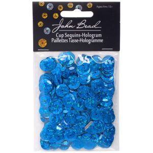 Round Sequins 10mm 450 Per Pkg -Royal Blue