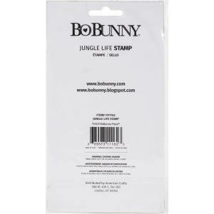 BoBunny Clear Stamps 4inchX6inch Jungle Life