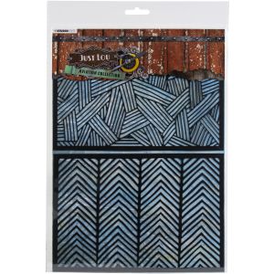 Studio Light Just Lou Aviation A4 Stencil-NR. 09