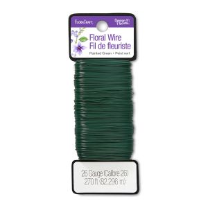 Floral Wire 26 Gauge 270'-Green