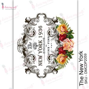 Dress My Craft Transfer Me Sheet A4 The New York