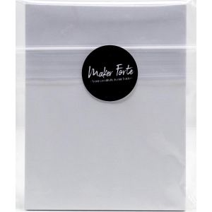 Maker Forte Perfect Blend Cardstock 4.25 Inch X5.5 Inch 20 Per Pkg Snow Flurries Card Fronts