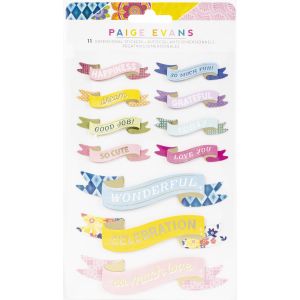 Paige Evans Wonders Dimensional Stickers 11 Per Pkg Banners
