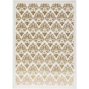Dress My Craft Transfer Me Sheet A4-3D Gold - Damask #1