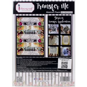 Dress My Craft Transfer Me Sheet A4-Abstract Plank