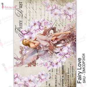 Dress My Craft Transfer Me Sheet A4-Fairy love