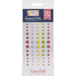 Echo Park Adhesive Enamel Dots 60 Per Pkg -Little Dreamer Girl