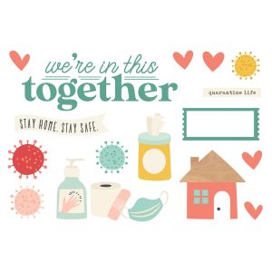 Simple Stories Simple Pages Page Pieces-Quarantine Life