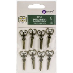 My Sweet By Frank Garcia Charms 8 Per Pkg Scissors