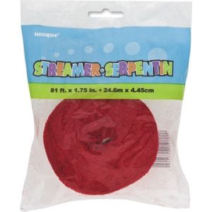 Crepe Streamer 81 Red