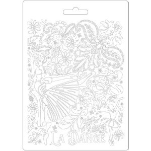 Stamperia Soft Maxi Mould A5-Dancer, Passion