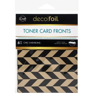 Deco Foil Kraft Toner Sheets 4.25 inch X5.5 inch 6 Per Pkg -Chic