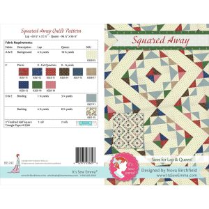 Its Sew Emma Quilt Pattern Spirited Away Lap Quilt