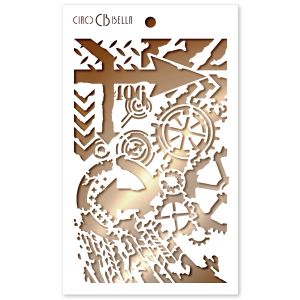 Ciao Bella Bad Girls Texture Stencil 5 Inch X8 Inch 406