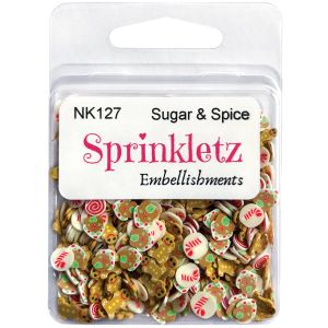 Buttons Galore Sprinkletz Embellishments 12g Sugar