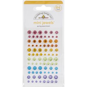 Doodlebug Adhesive Mini JewelsSpring Assortment