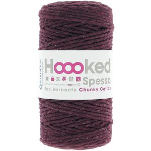 Hoooked Spesso Chunky Cotton Macrame Yarn Berry 1 pack of 1 Skein