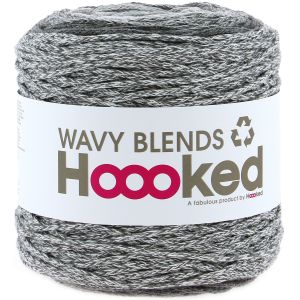 Hoooked Wavy Blends Yarn Silver White 1 pack of 1 Skein