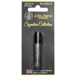 John James Signature Collection Milliner Needles-Size 10 25 Per Pkg 