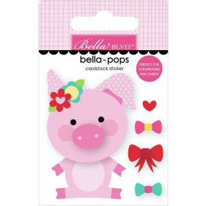 My Candy Girl BellaPops 3D StickersPretty Piggy