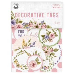 Stitched With Love Double Sided Cardstock Tags 9 Per Pkg 01