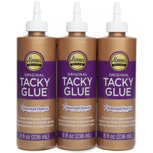 Aleenes Original Tacky Glue 8oz 3 Per Pkg