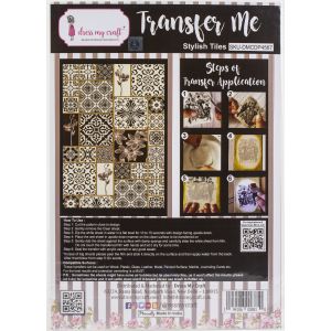 Dress My Craft Transfer Me Sheet A4 Stylish Tiles