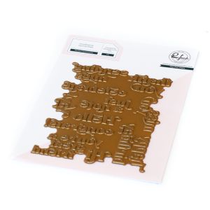 Pinkfresh Studio Hot Foil Plate Perfect Sentiments