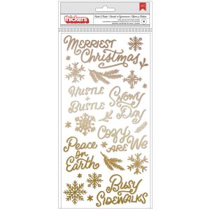 Busy Sidewalks Thickers Stickers 91 Per PkgHustle And Bustle Phrase