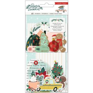 Busy Sidewalks Ephemera Die Cuts 40 Per Pkg Cardstock & Vellum