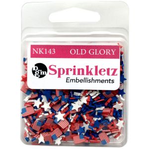 Buttons Galore Sprinkletz Embellishments 12g-Old Glory