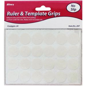 Allary Ruler And Template Grips 24 Per Pkg .75 Inch