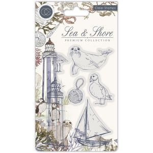 Craft Consortium A5 Clear Stamps Shore Sea And Shor